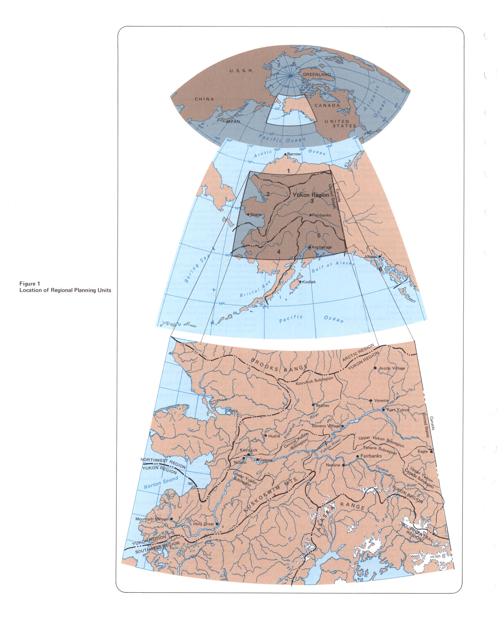 Loacation Map of Regions