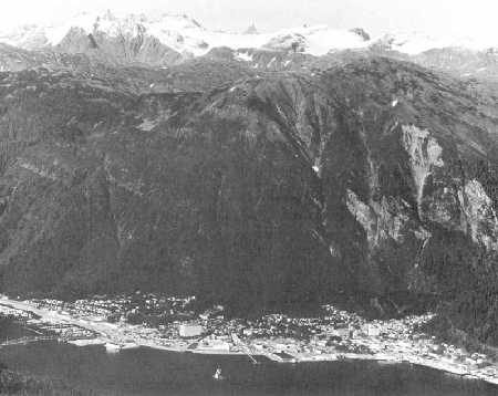 Residential view of Juneau